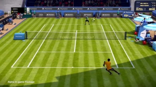 Tennis World Tour (2018) | Геймплей с PS4