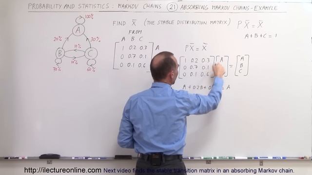 Prob & Stats - Markov Chains (21 of 38) Absorbing Markov Chains - Example 1 смотреть онлайн
