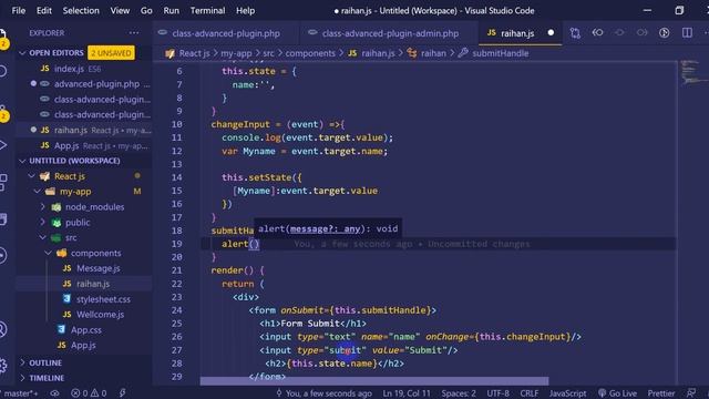 React JS Tutorial Beginners Bangla - 30 - onSubmit handle смотреть онлайн