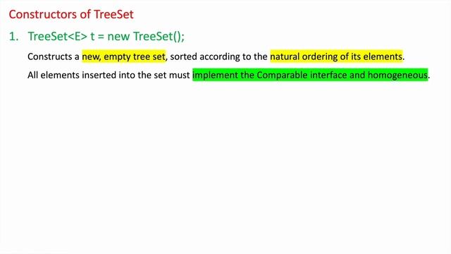 TreeSet - Collection Framework смотреть онлайн