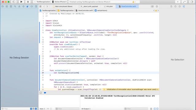 Text Recognition using Vision Framework смотреть онлайн