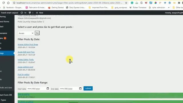Filter by posts and date Plugin Wordpress. смотреть онлайн