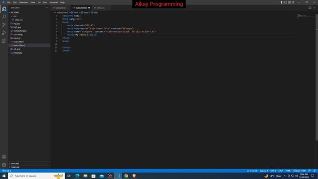 Importance Of Index.html In Vs Code #3 смотреть онлайн