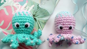 МАСТЕР-КЛАСС: ОСЬМИНОГ вязаный крючком ?.Вязаная игрушка. Амигуруми. Первый раз ввязываю бусинки?.