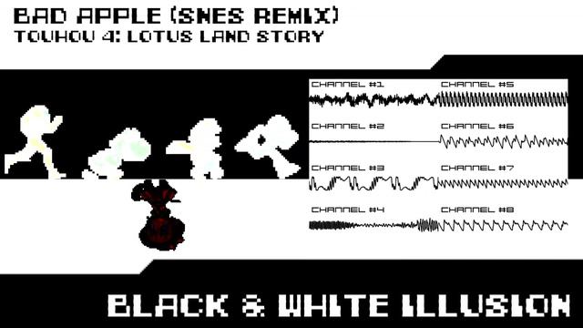 Touhou 4 Gensoukyou ~ Lotus Land Story - Black & White Illusion ~ Bad Apple (Remix) смотреть онлайн