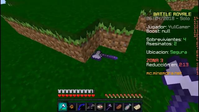 Server Minecraft de Battle Royale No Premium 1.8 смотреть онлайн