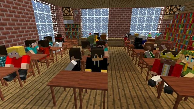 Сериал "Школа" в Minecraft. Первая серия смотреть онлайн