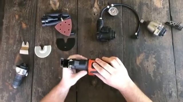 Different attachments for Black & Decker MultiEvo tool смотреть онлайн