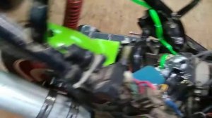 Установка двигателя 157QMJ с поршневой(ЦПГ) 160сс и карбюратором PZ30