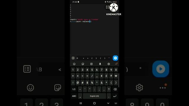 || Python Program || Replace() function in String || смотреть онлайн