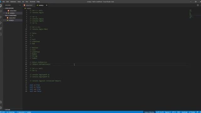 JavaScript для начинающих | #7 Null и undefined смотреть онлайн