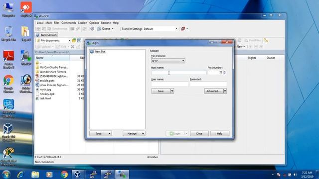 Transfer Files Folder From Windows Machine to Linux Machine | WinSCP смотреть онлайн