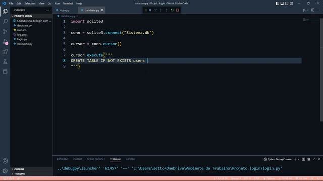 #04 - Criando Banco de Dados | trabalhando com Backend | #Python #Tkinter #sqlite3 смотреть онлайн