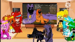 (🇺🇲/🇸🇦)Poppy's Playtime Chapter characters' reaction 3「Smiling creatures.Gasha TV//#gacha