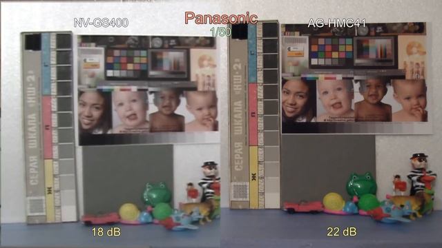 Test Panasonic NV-GS400 - Panasonic AG-HMC41 (low light) смотреть онлайн