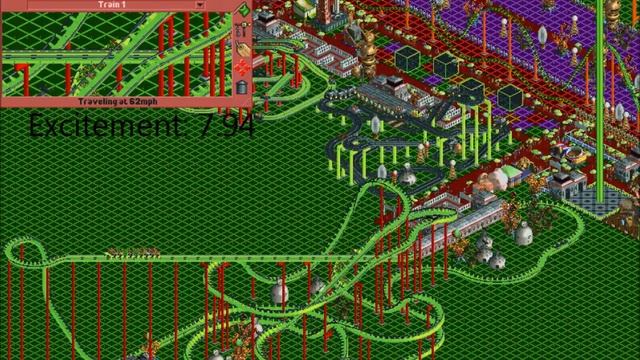 Roller Coaster Tycoon 2 Superpark: Outta This World смотреть онлайн
