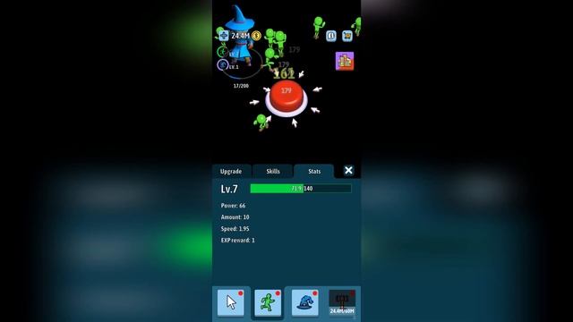 Idle Green Button - Gameplay Walkthrough #01 смотреть онлайн
