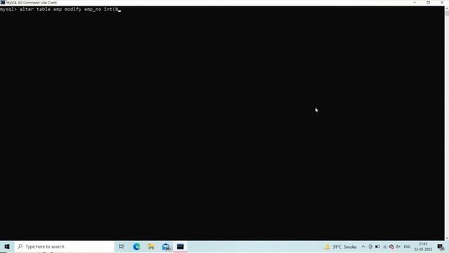 Practical 1B- Data Definition Language (DDL) ALTER TABLE command. смотреть онлайн