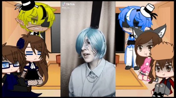 //Реакция Гравити Фолз и Реверс Фолз на тт про них// + сюжет (Дисклеймер в описании)