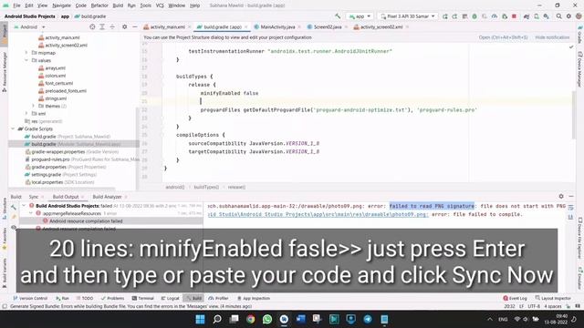 SOLUTION: Failed to read PNG signature: file does not start with PNG signature in Android Studio смотреть онлайн