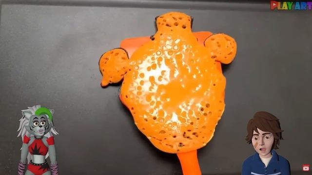 CRAZIEST FNAF Pancake ART EVER?! REACT with Roxanne Wolf and Gregory смотреть онлайн