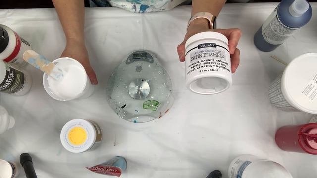 HOW I MIX MY PAINT FOR PEARL CELLS AND DUTCH POUR | Acrylic Pour Tutorial смотреть онлайн