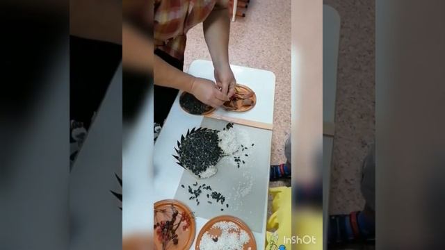 аппликация в средней группе "осенний ёж" (из природного материала) смотреть онлайн