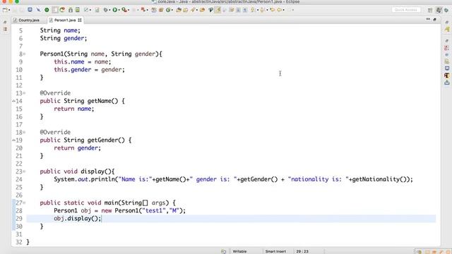 abstract Class in Java Lecture-3 смотреть онлайн