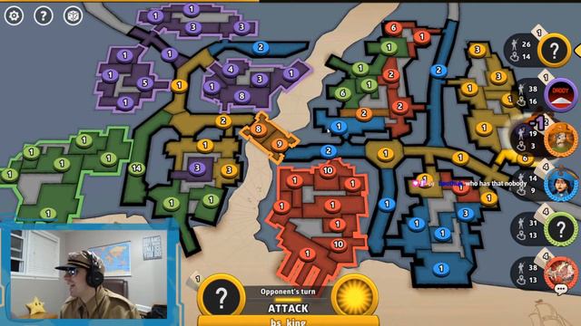 Risk Online Game #22 - River Town Advanced Map - Commentary With The General HD(Series 3) смотреть онлайн