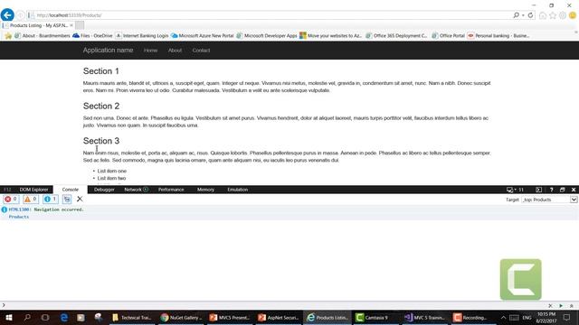6.2 MVC with JQuery UI and Bundling (Arabic) смотреть онлайн