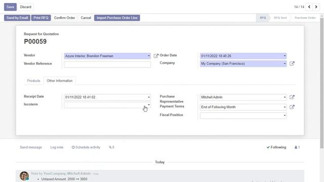 How to import purchase order line Data in odoo with product Name Using Excel, CSV file type? смотреть онлайн