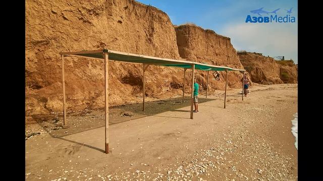 Пляж возле Гостевого Дома "Днепр". Степановка Первая. смотреть онлайн