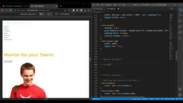 3: How To Make a Responsive Website Using HTML, CSS & JavaScript | Academic Website смотреть онлайн