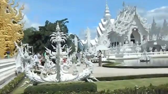 Белый храм - white temple Чианг Рай - июнь, 2013 смотреть онлайн