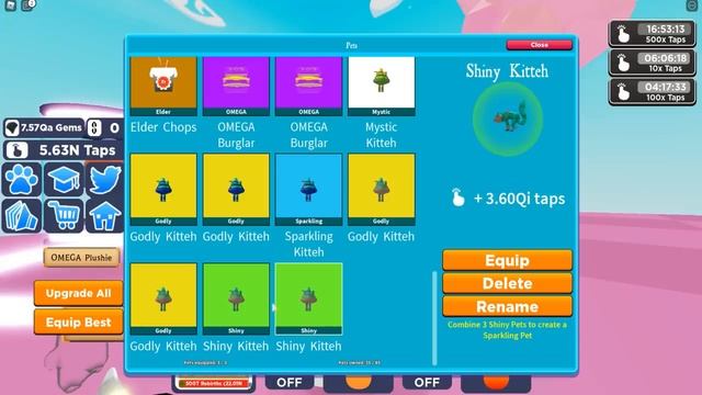 САМАЯ ТОПОВАЯ ОБНОВА В СИМУЛЯТОРЕ КЛИКА! ROBLOX TAPPING SIMULATOR смотреть онлайн