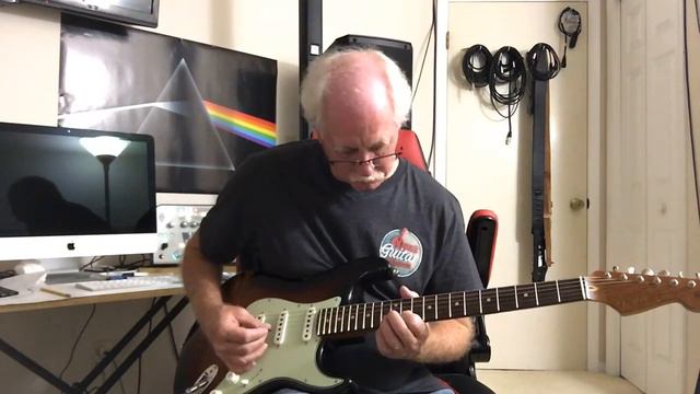 Chillin with my Fender Custom Shop GT11 Journeyman Relic Stratocaster - 3-tone Sunburst смотреть онлайн