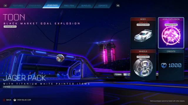 Rocket League - Item Shop (Jäger Pack) смотреть онлайн