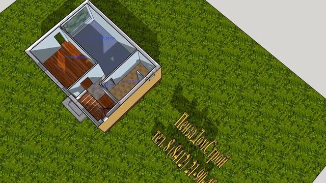 Дом 6х8 двух этажный с мансардой смотреть онлайн