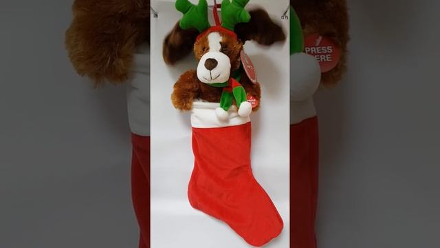 Animated Reindeer Stocking смотреть онлайн