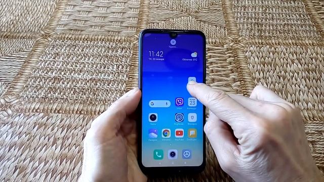 Как включить блокировку экрана мобилки Ксяоми без боковой кнопки На примере Xiaomi Redmi Note 7 смотреть онлайн