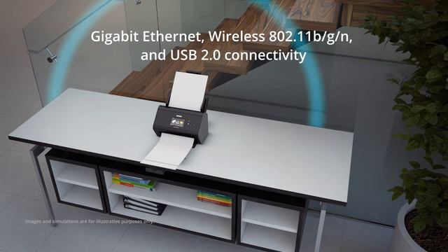 Wireless Document Scanner for Mid to Large Size Workgroups | Brother ADS-2800W смотреть онлайн