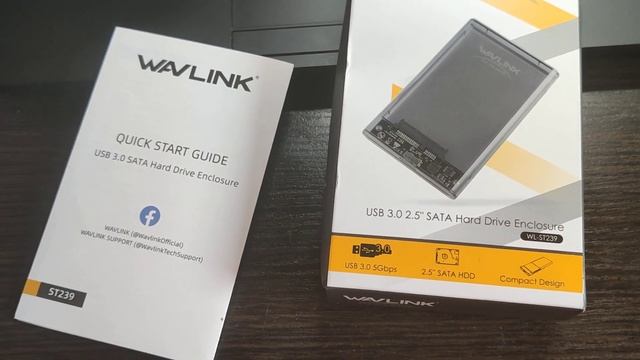 "Карман" Wavlink SATA to USB 3.0 для HDD/SSD 2.5" - быстрообзор смотреть онлайн