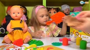 ✔ Кукла Ненуко. Девочка Ярослава и новый набор Плей До – готовим пиццу / Doll Nenuco Play Doh Pizza