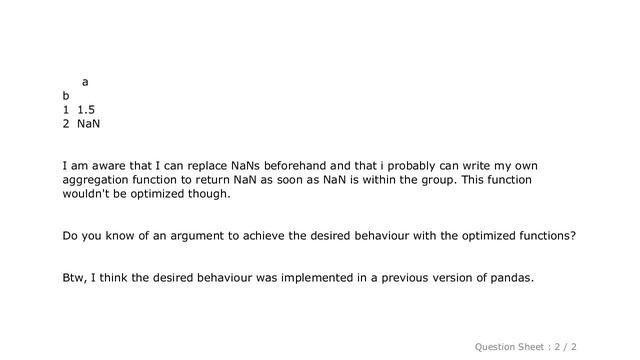Pandas : Pandas groupby mean() not ignoring NaNs смотреть онлайн