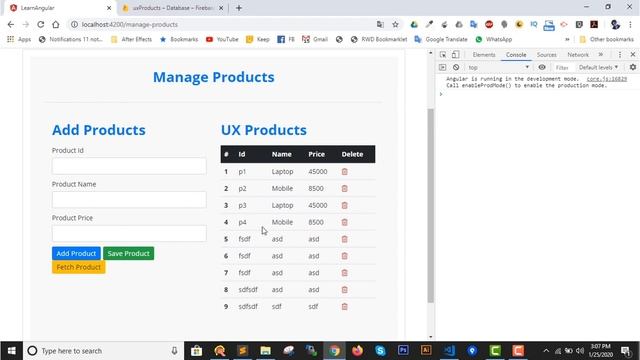 Fetch Data from Firebase | Firebase | Angular 8 Tutorial in Hindi (2020) [#60] [Angular CRUD #2 смотреть онлайн
