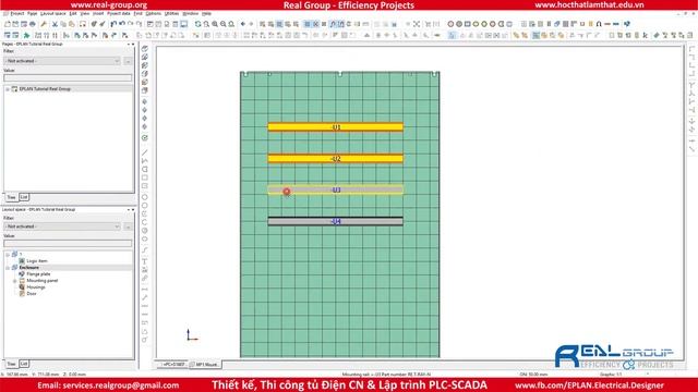 Aligning Elements and Distributing Elements Evenly in Layout Space | EPLAN Education смотреть онлайн