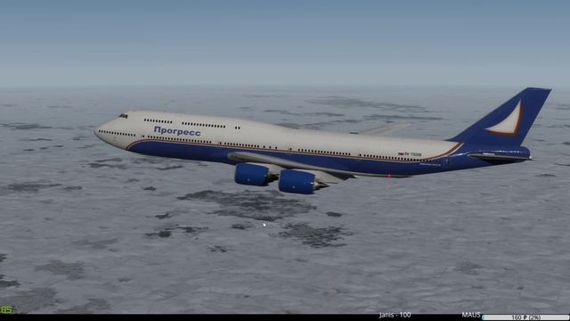 P3D Боинг-747-800 рейс Краснодар- Питер.