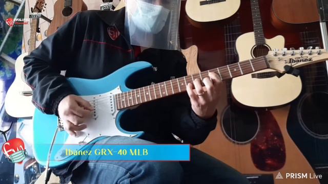 Review /Teste Guitarra Ibanez GRX-40 MLB / Superstrato / Clean + Drive - evolutelmusical.com.br смотреть онлайн