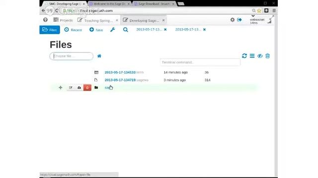2013 Math 480 - Lecture 21 -- How to do Sage Development via https://cloud.sagemath.com смотреть онлайн