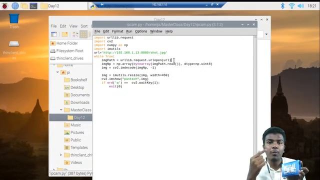 Camera interface with RPi - USB | Mobile Camera | Pi Camera | Day-12 Raspberry Pi Master class смотреть онлайн